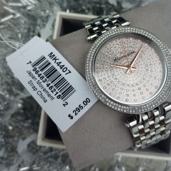 Michael Kors Darci Celestial Crystal Pavé Silver Toned Watch - Picture 4 of 17
